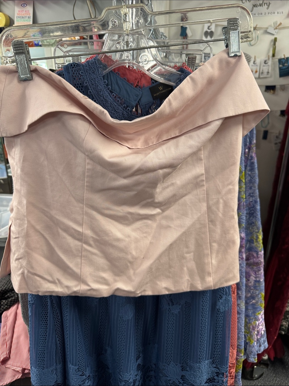 Loft versa strapless top size 6 // 091947
